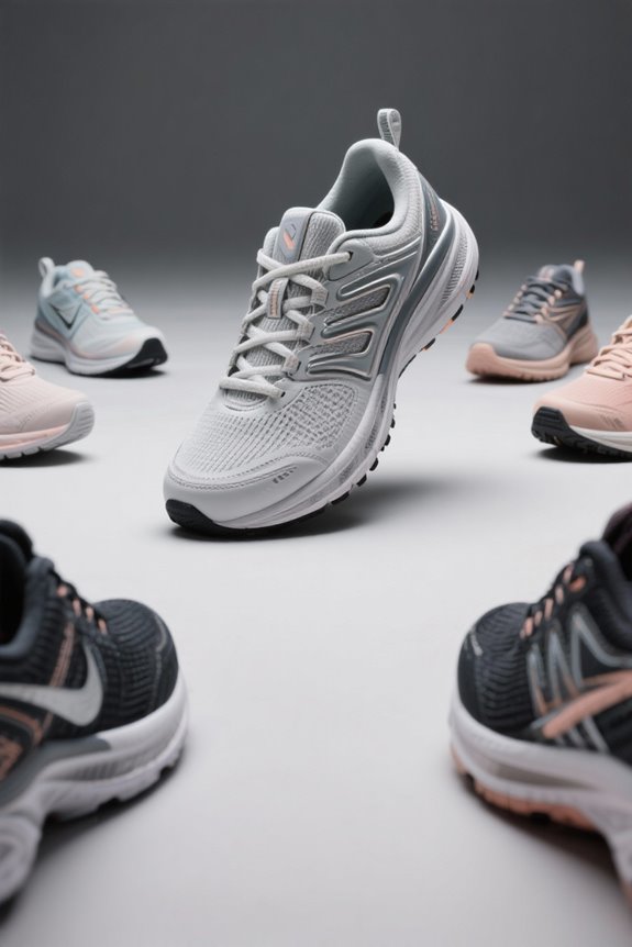 comfortable running shoes selection