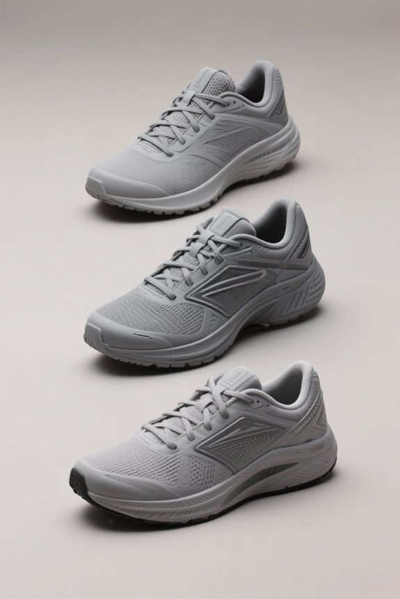 gray running shoes 2025