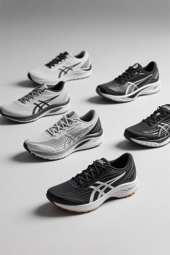 top asics running shoes