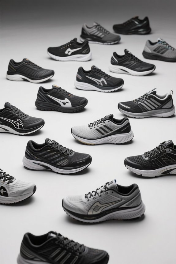 top running shoes selection